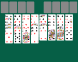 A single deal of Freecell.